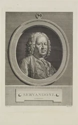 Servandoni, gravé par Simon Charles Miger, vers 1766